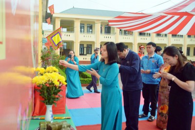 Trường Tiểu học Xuân Thành tổ chức Lễ Giỗ tổ Hùng Vương