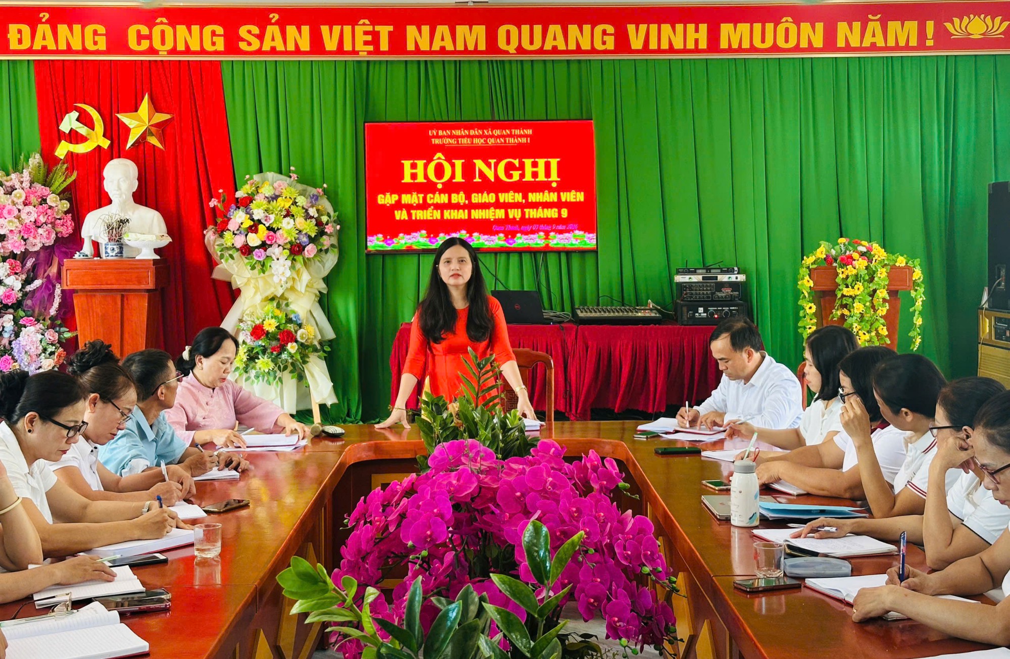 🌟 HỘI NGHỊ GẶP MẶT CÁN BỘ, GIÁO VIÊN, NHÂN VIÊN VÀ TRIỂN KHAI NHIỆM VỤ THÁNG 9